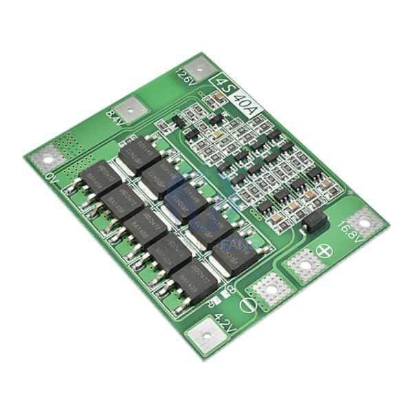 BMS 4S (16.8V – 40A) Lithium Battery Protection Module (Enhance Version)