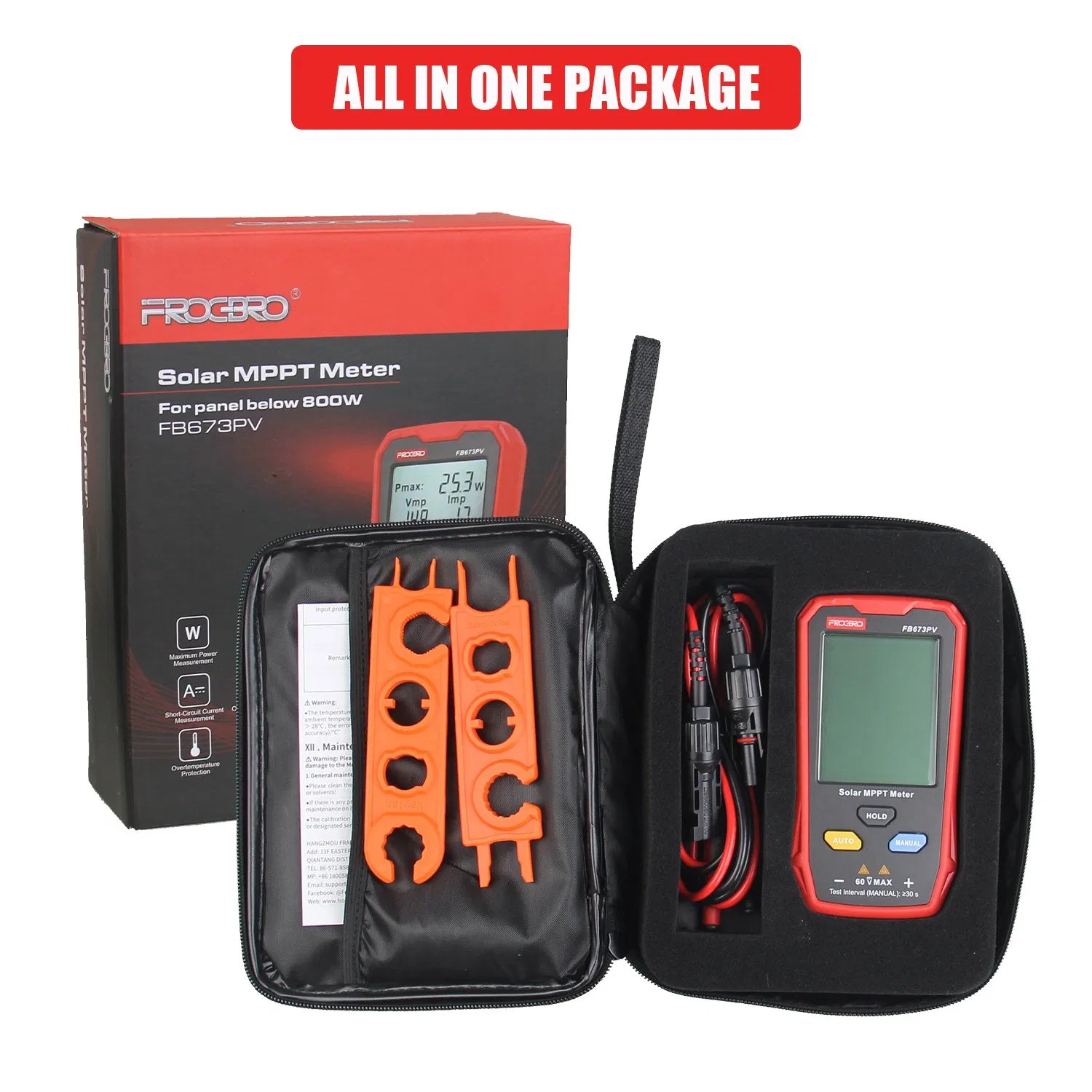 uni-T UT673pv Solar Mppt Meter